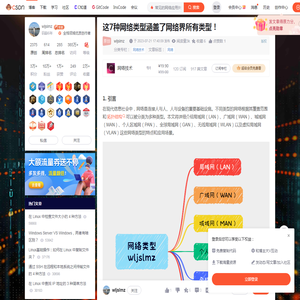 这7种网络类型涵盖了网络界所有类型！_常见的网络应用类型有哪些-CSDN博客